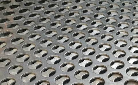 锰钢板圆孔网筛板 锰钢板圆孔网筛板
