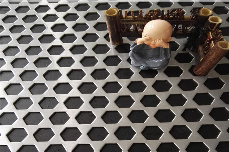 六边形铝板冲孔网