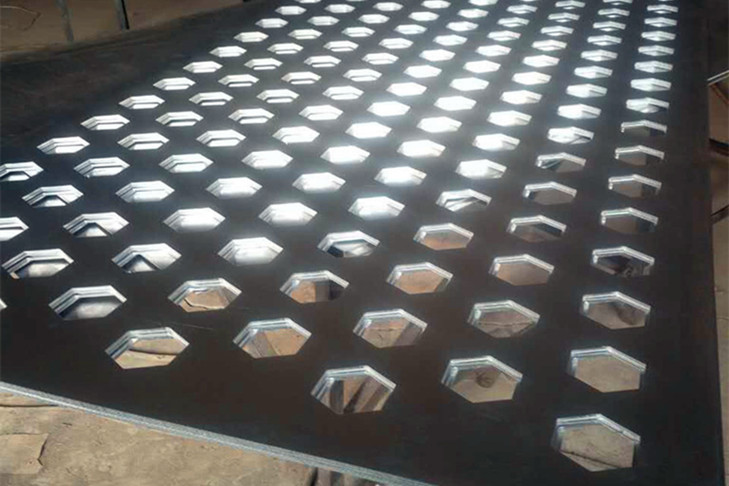 六边形铝板冲孔网